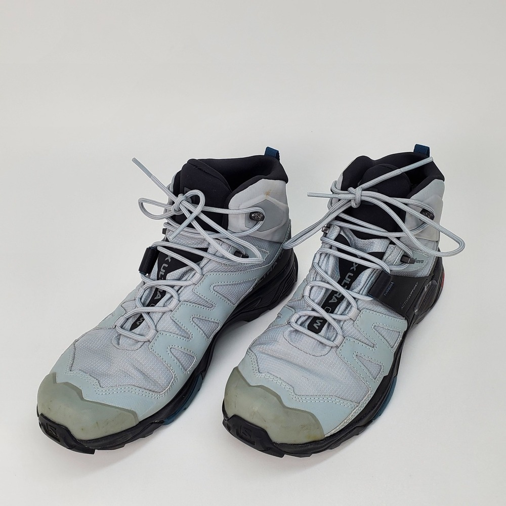Salomon X Ultra 04 W Gore-Tex Hiking‎ Boots Blue Grey Womens 10 416249